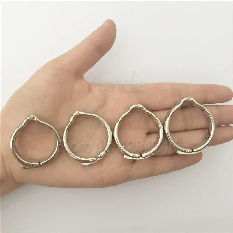 Metal Cock Ring Glans Ring Adjustable 5 Size Magnetic Sheath Compound Male Circumcision Ring V Type Penis Ring Sex Toys for Men