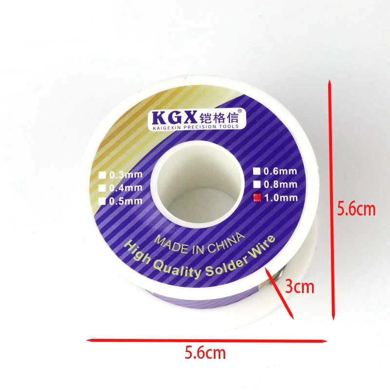 SAYTL Rosin Core Solder Wire 50g Sn63% Pb37% 0.2/0.3/0.4/0.5/0.6/0.8mm Low Melting Point Welding Tin Wire BGA Soldering Tools