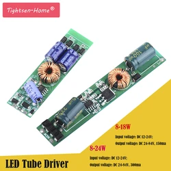 12V 24V LED Tube Driver DC 24-84V 300mA Power Supply DC12-24V T5 T8 T10 CE Lighting Transformer for 9W 14W 18W 24W Tube lights