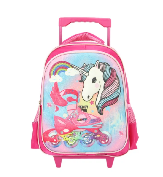 kids School Rolling backpack Bags kids trolley bags kidsgarden school bags wheeled backpack school bag wheels for little girls