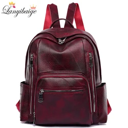 2023 New Brand Designer Backpack Women High Quality Leather Backpacks School Backpacks School Bags for Girls Travel Backpack