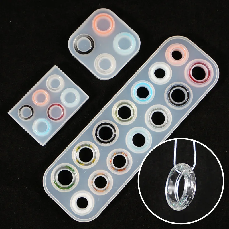 

1Pcs Rings Resin Epoxy Molds Mixed Size Silicone Casting Molds Tool For DIY Jewelry Making Findings Supplies Accessories