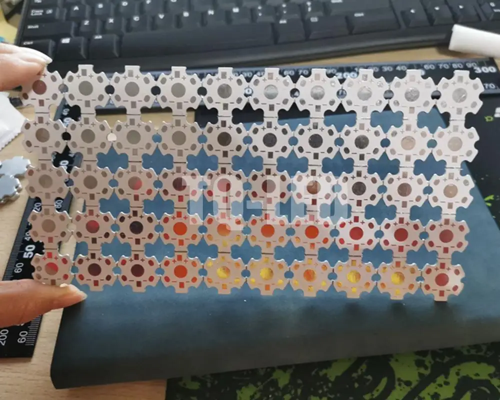 High Power 3W 1W Hexagonal Aluminum Substrate 20mm Star PCB White Color
