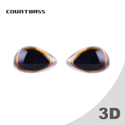 Countbass Special 3D Holographic Fishing Lure Eyes,Gold Rims 3D Fishing Lure Eyes