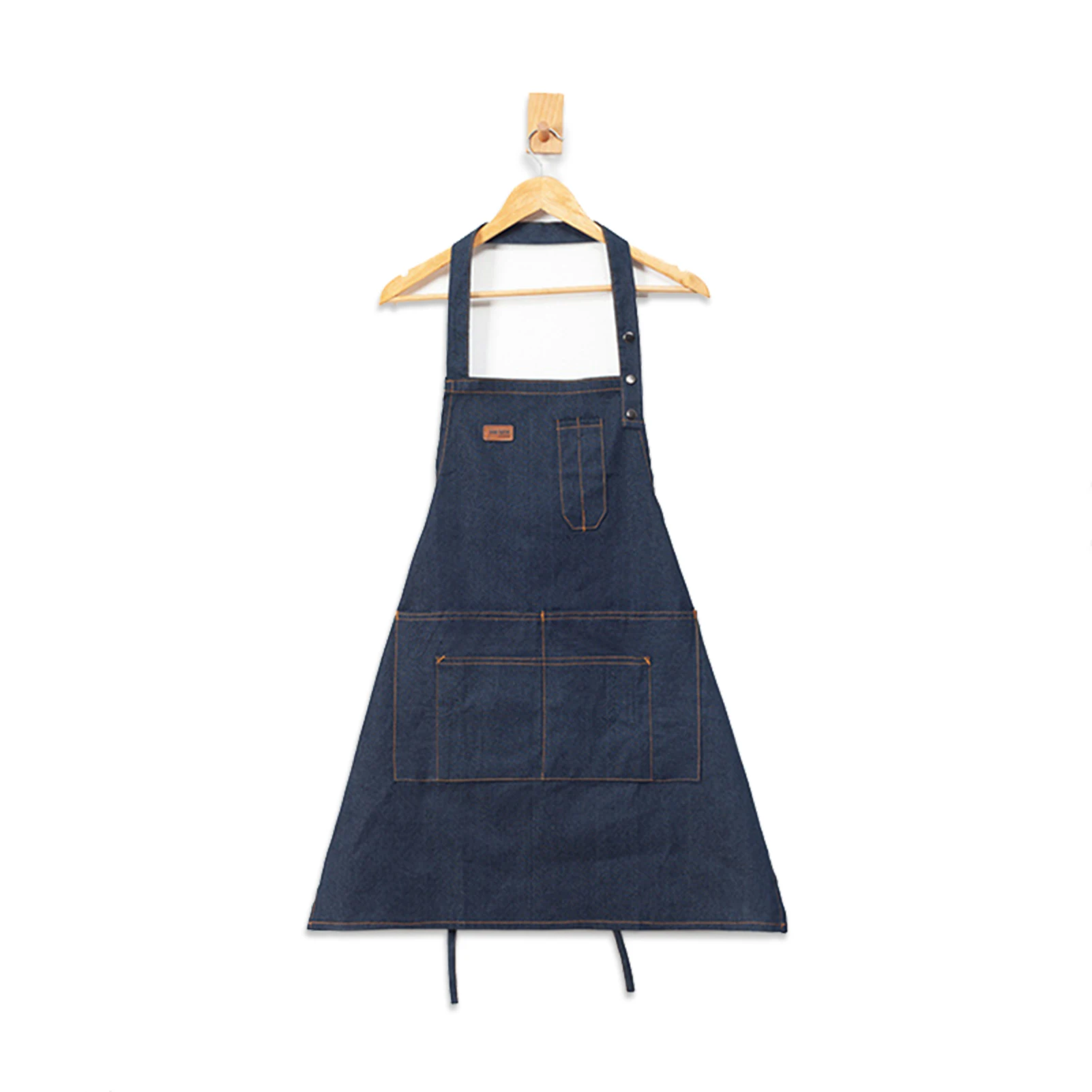 Denim Apron Strap Bib Apron Barista Bartender BBQ Chef Uniform Workwear Household Cleaning Tools & Accessories LBShipping