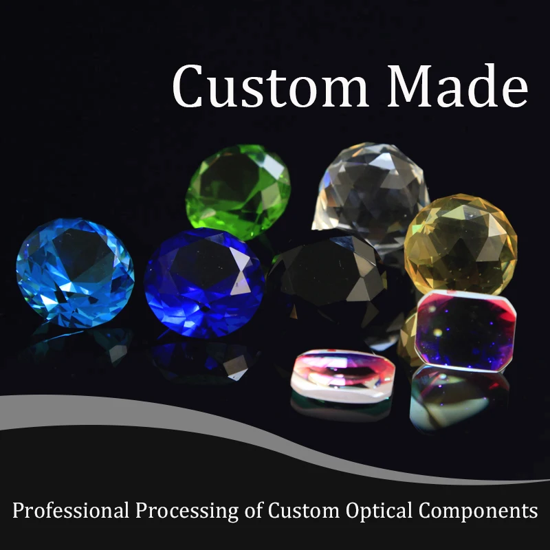 1pcs Optical Product Custom Link Factory Processing and Customization Optical Glass Free Optical Prism Lens Samples Sent Random