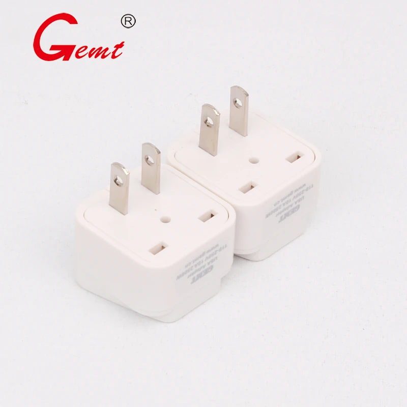 American Two Pin Flat Conversion Plug Japan Taiwan Conversion Socket Power Plug Universal Hole Converter Power Charger Socket