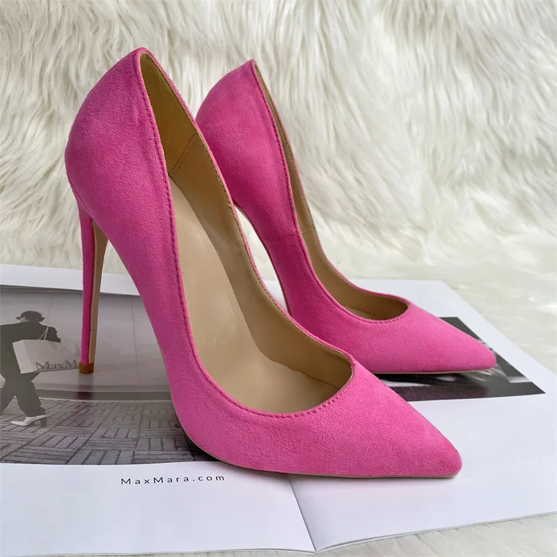 Keshangjia Mei red new women pointed high-heeled shoes women's sexy stilettos peep-toe party dress shoes 33 to 45 yards