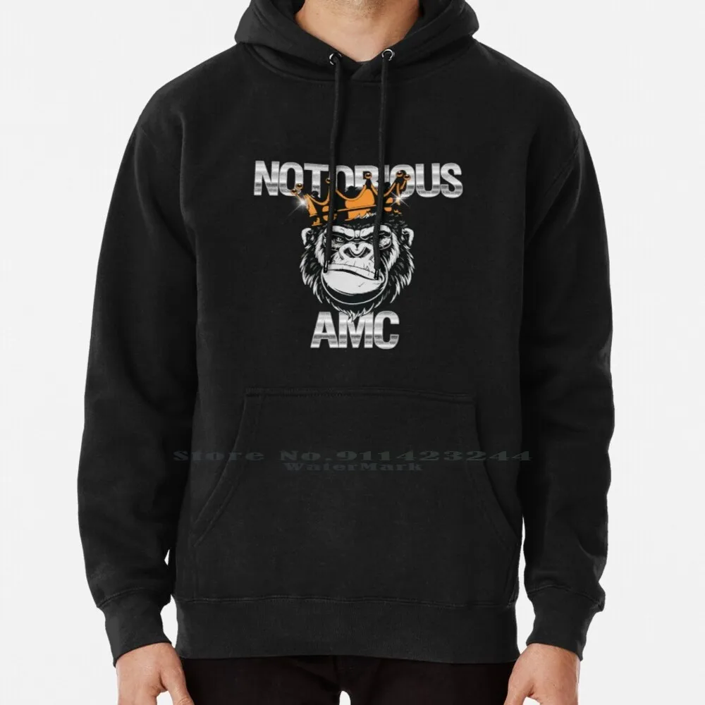 

Notorious Amc Hoodie Sweater 6xl Cotton Gamestop Gme Reddit Stock Market Wallstreetbets Robinhood To The Moon Tendies Apes