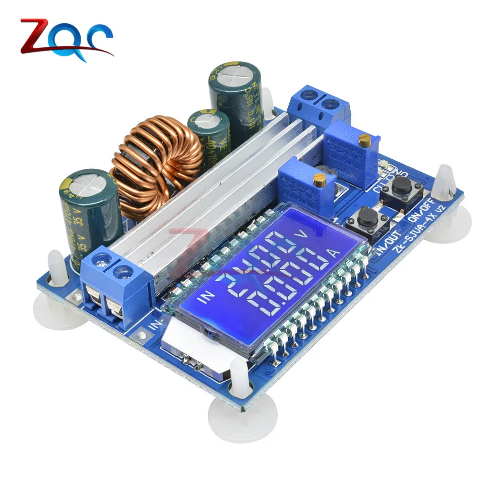 35W DC 5.5-30V to 0.5-30V Digital LCD Display Automatic Step up down Buck Boost Converter Power Supply Module Adjustable Board