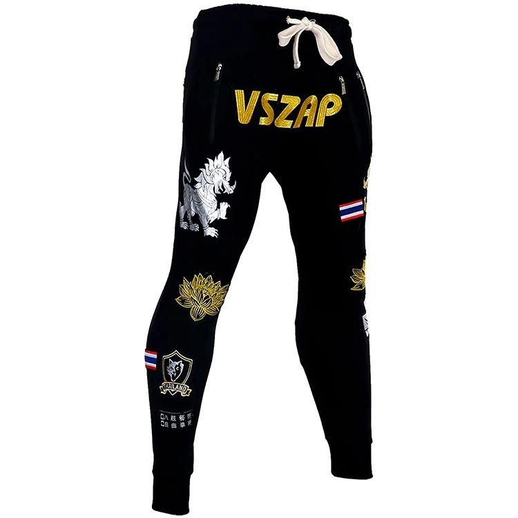 VSZAP-Kylin Boxing Pants for Sports Training and Competition, MMA Pants, Muay Thai Shorts, Gym Trousers