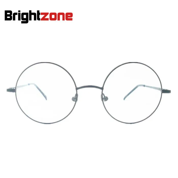 Vintage Metal Total Round Frame Spring Hinge Prescription Spectacles Eyewear Optical Eyeglasses Frame Oculos De Grau Brillen Men