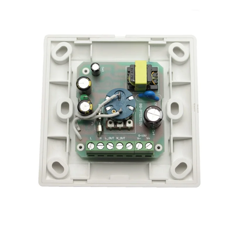 Imagem -02 - Painel Interruptor com Dimmer de Luz Led 010v Painel sem Flash Ajustável 86 Dimmer para Parede