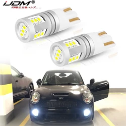 iJDM White W5W LED Lights Error Free Canbus 12V-32V 168 T10 LED For BMW mini Cooper F54 F55 F56 R52 R53 R55 R56 Parking Lights