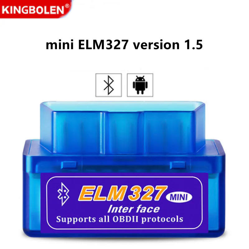 

Auto detector OBD2 MINI ELM327 bluetooth 1.5 hardware auto diagnostic instrument android