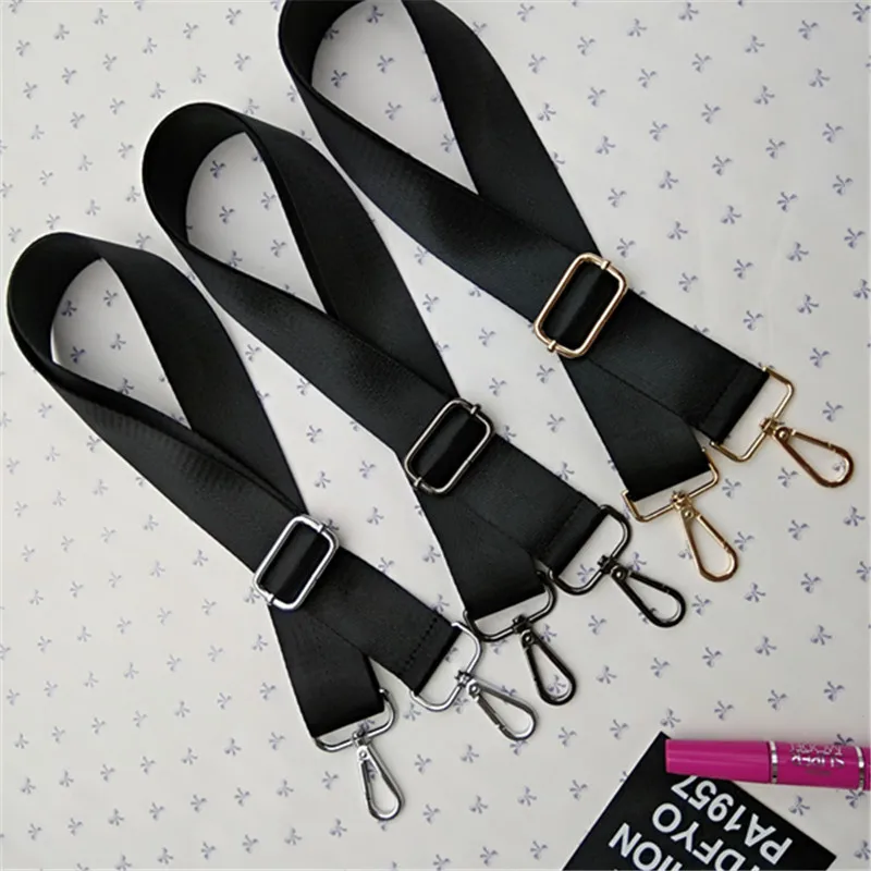 DIY Fashoin Solid Color Women Nylon Bags Strap Shoulder Handbags Decorative Hand Messenger Colored Belt for Men Bag Accessories