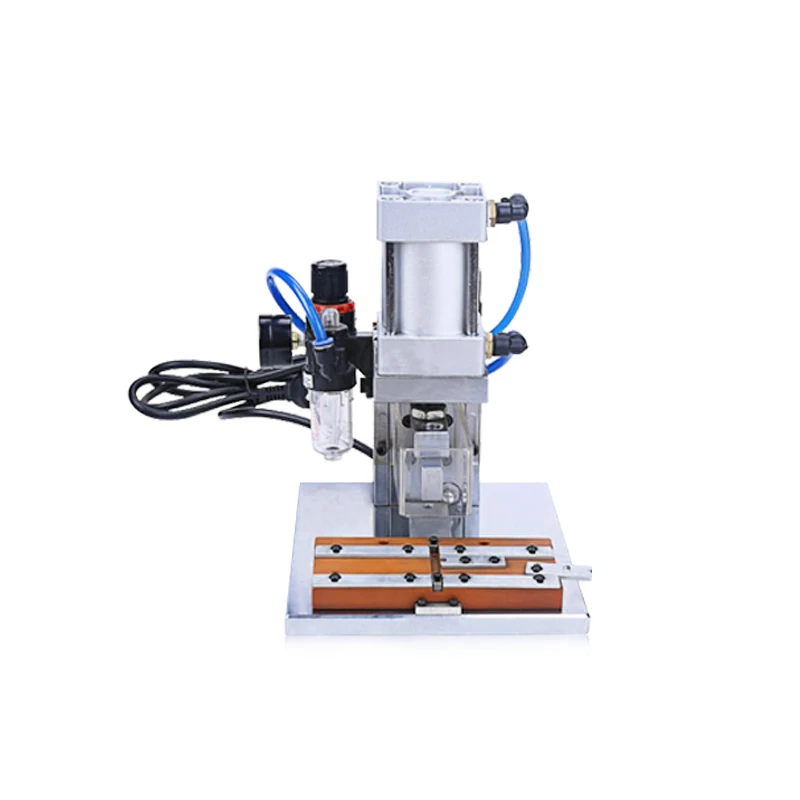 HS-IDC Pneumatic Automatic Crimping Machine Computer Cable And Line Crimping Machine IDC Head Riveting Press Rowing Machine 220V