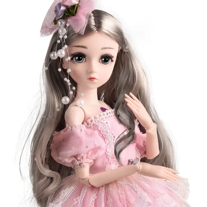 45cm Bjd Doll 26 Joints Changeable Posture Realistic Princess Dolls For Girls Dolls Accesoires Birthday Gift Toys For Girls