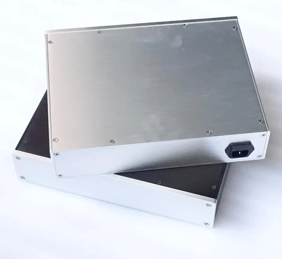 Full Aluminum Chassis Audio Power Amplifier Case DAC Decoder Enclosure Shell 320*70*248MM 3207