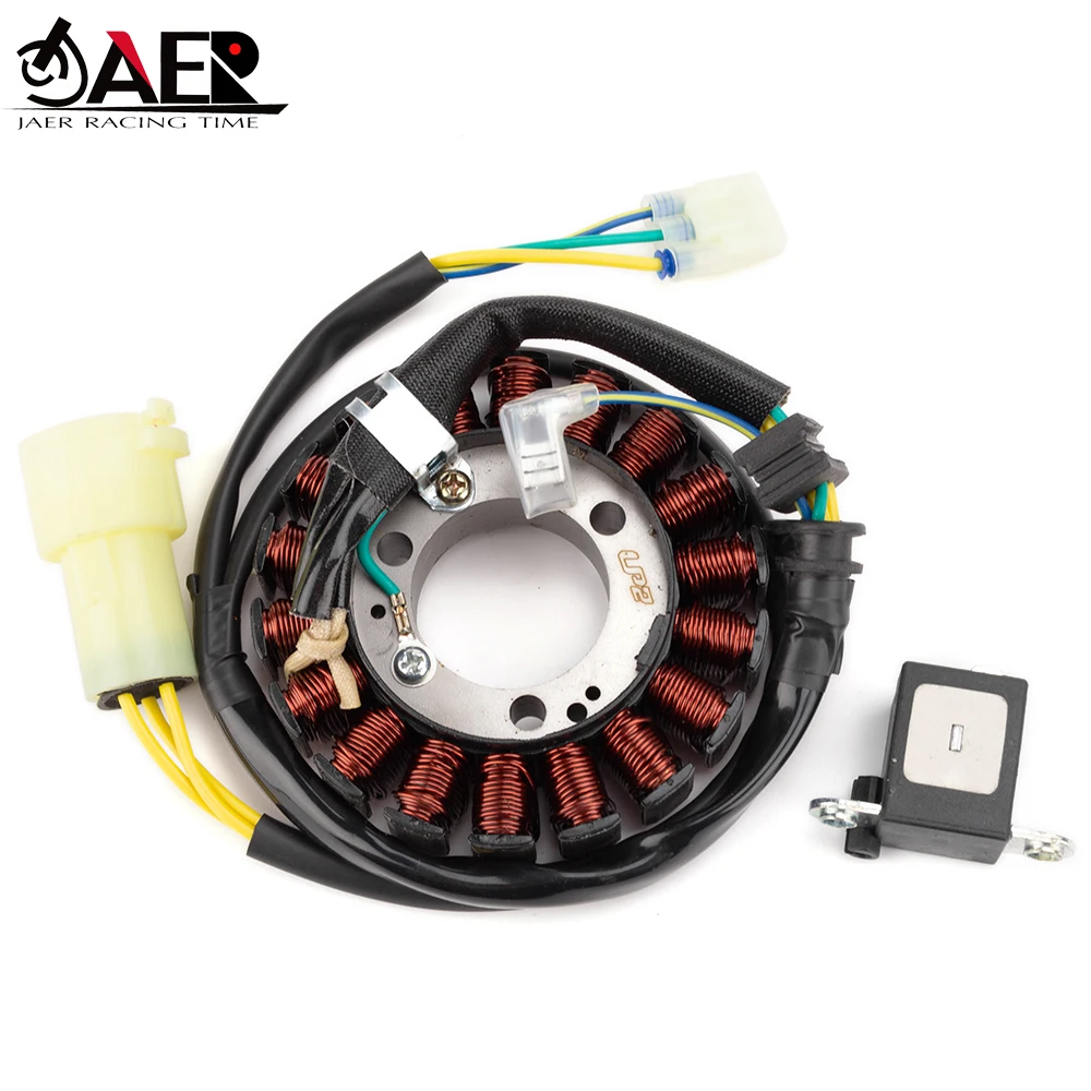 

JAER Motorcycle Generator Stator Coil for Honda TRX300EX Sportrax 300 EX 1993-2008 TRX300X 2009 31120-HM3-671 11395-HM3-670