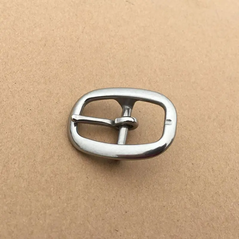 20 Pieces Stainless Steel Pin Buckle Leather Craft Buckle Halter Hardware Accessories 21mm