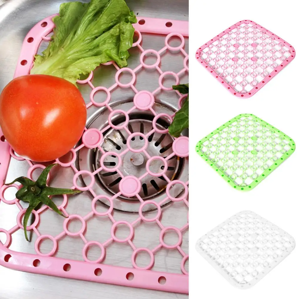 Heat Insulation Durable Drain Board Drying Tool Multifunctional Placemat Kitchen Sink Drying Rack Draining Mat Insulation Pad