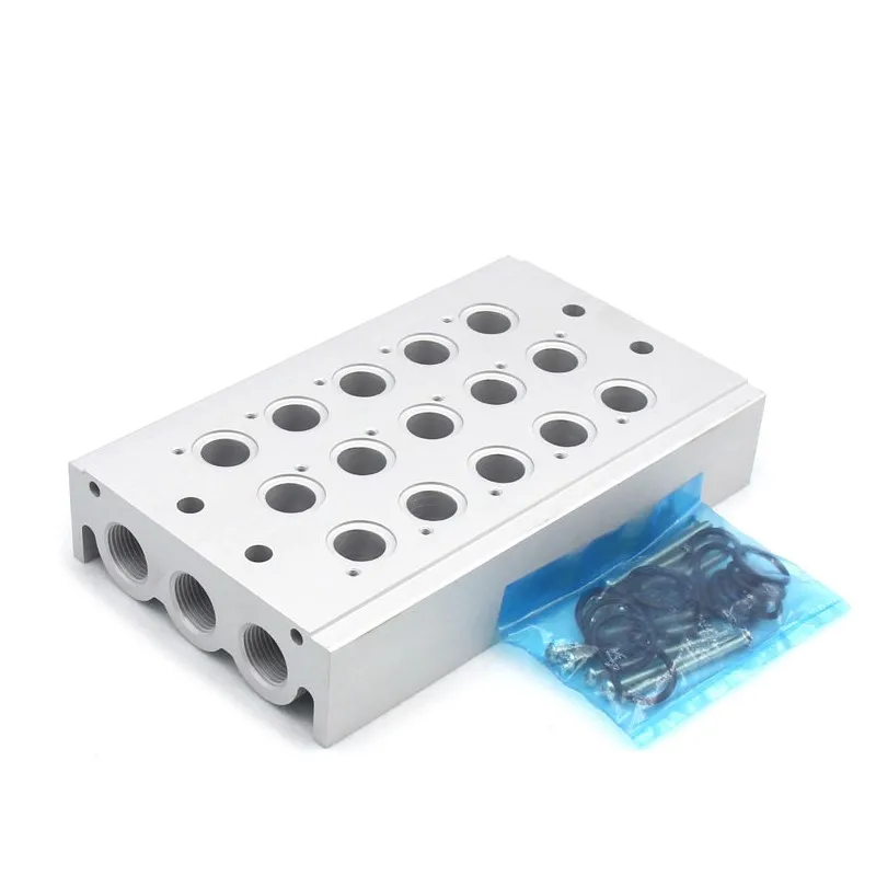 

1 PC Pneumatic SMC type busbar SY9120 solenoid valve connection base SS5Y9-20 series container board 2-15 bit/ joint