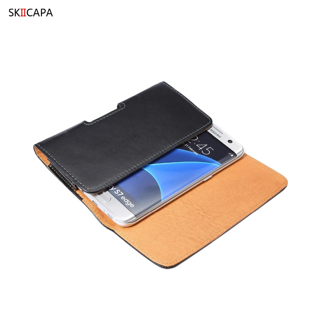 Etui na telefon Nokia 106 8110 3310 130 105 150 230 225 220 515 208 3011 6.1 7.1 5.1 5.3 6 2018 Etui na telefon z klipsem do paska Skórzana torba na telefon — zdjęcie produktu 3