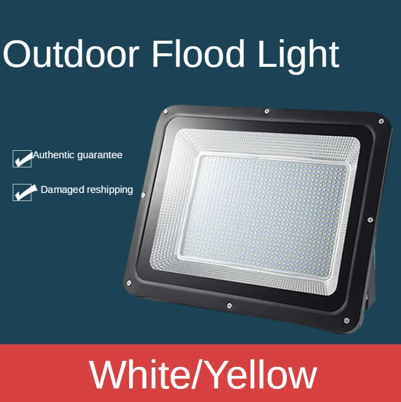 LED projection lamp outdoor low-voltage patch floodlight aluminum shell high-power lamp square ultra-thin projection lamp