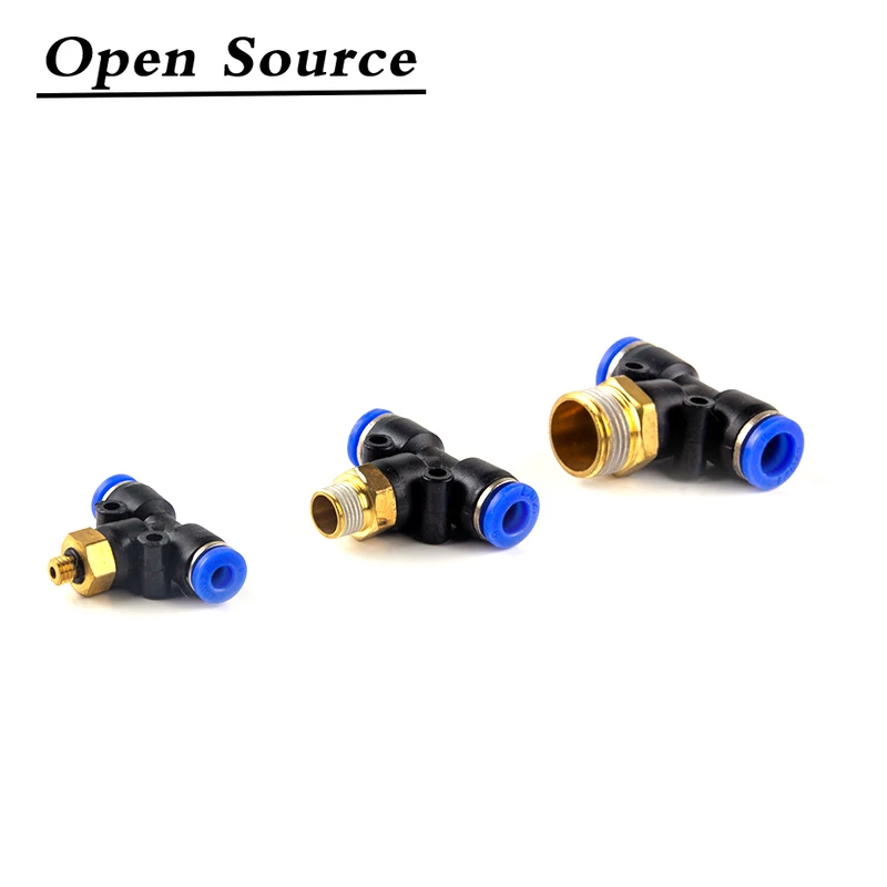 Pneumatic Airflow Regulator 4mm 6mm 8mm 10mm 12mm OD Hose Tube Gas Flow Adjust Valve Connector 1/8