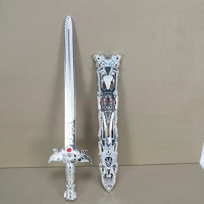 knife sword flurry Cartoon Toys Plastic Model Toy Knife Anime Cos Weapons Props Fly Heavenly Sword Weapon Category Sports 2021