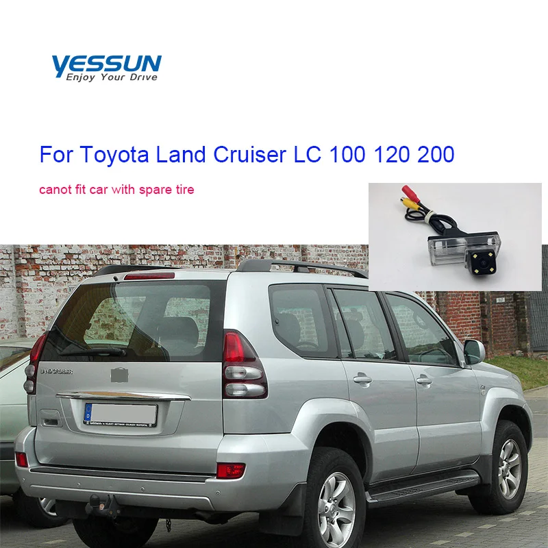 Car Camera For Toyota Land Cruiser LC100 120 200 Prado AHD720P Car Rear View Camera Auto Backup Reverse Parking  Camera