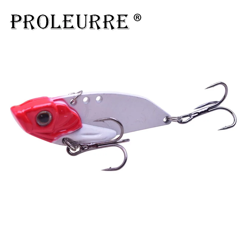 1Pcs Metal VIB Fishing Lure Vibration Spoon Lure 50mm 11.5g Crankbait Artificial Hard VIB Bait Cicada Sinking Fishing Tackle