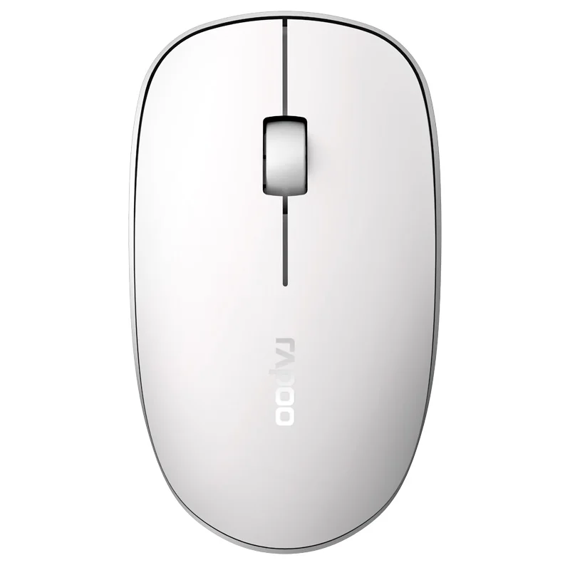 

New Rapoo M200 Silent Multi-Mode Silm Wireless Mouse with Bluetooth 3.0/4.0 RF 2.4GHz for 3 Devices Connection Smart-Phone PC