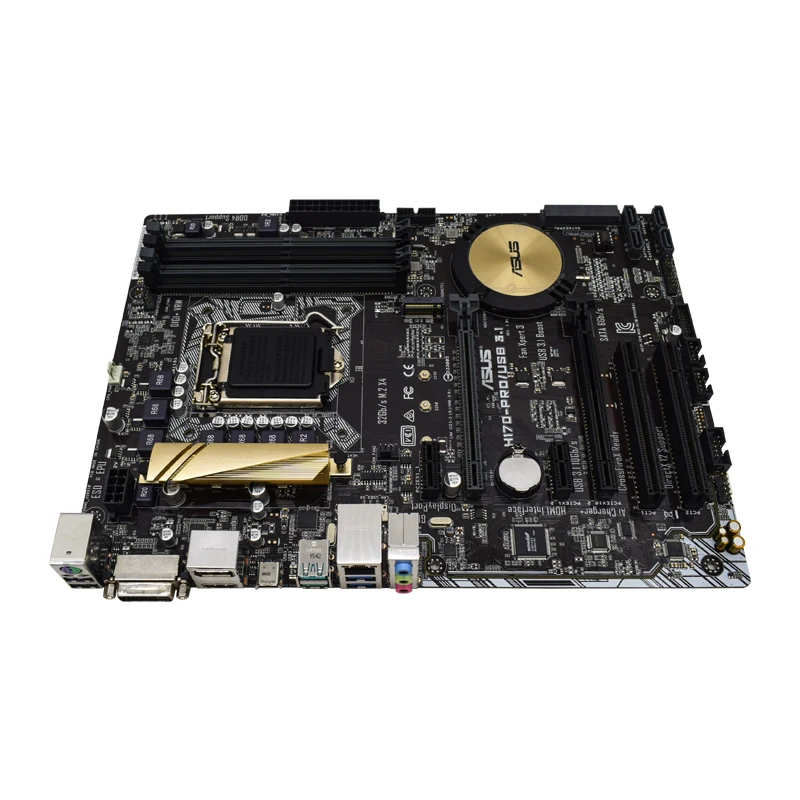 Imagem -03 - Asus-placa-mãe H170-pro Usb3.1 Intel H170 Lga 1151 Ddr4 64gb I36100 I5-6400 I5-6600 I57600 I7-6700t Cpu M.2 Atx