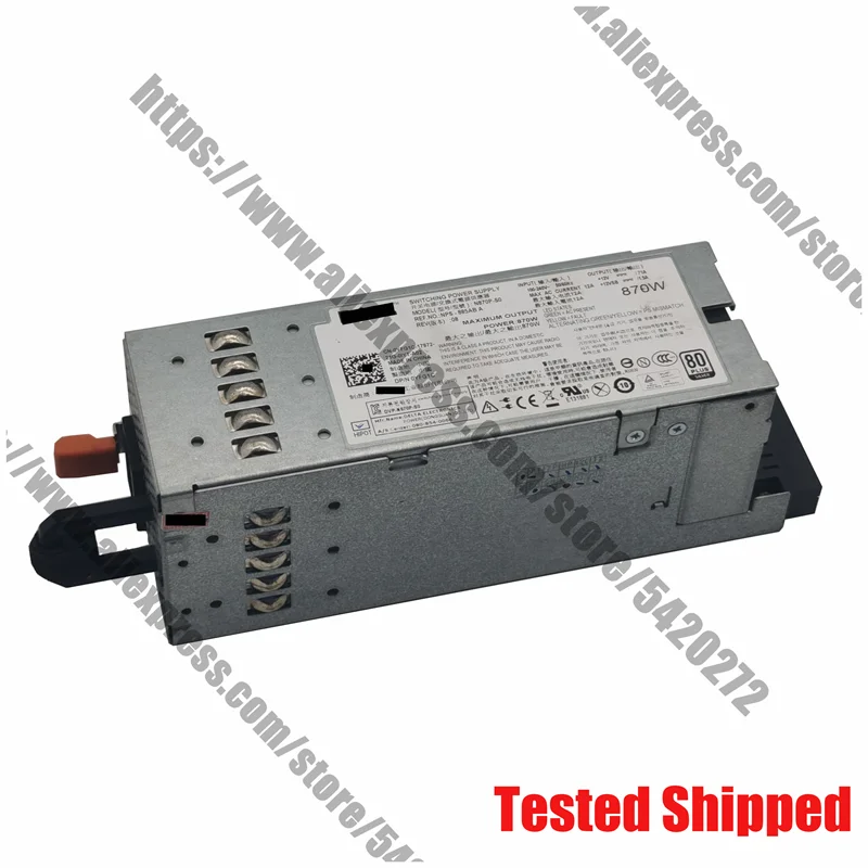 870W N870P-S0 NPS-885AB A YFG1C 7NVX8 12v 71A For DELL R710 Server Power Supply