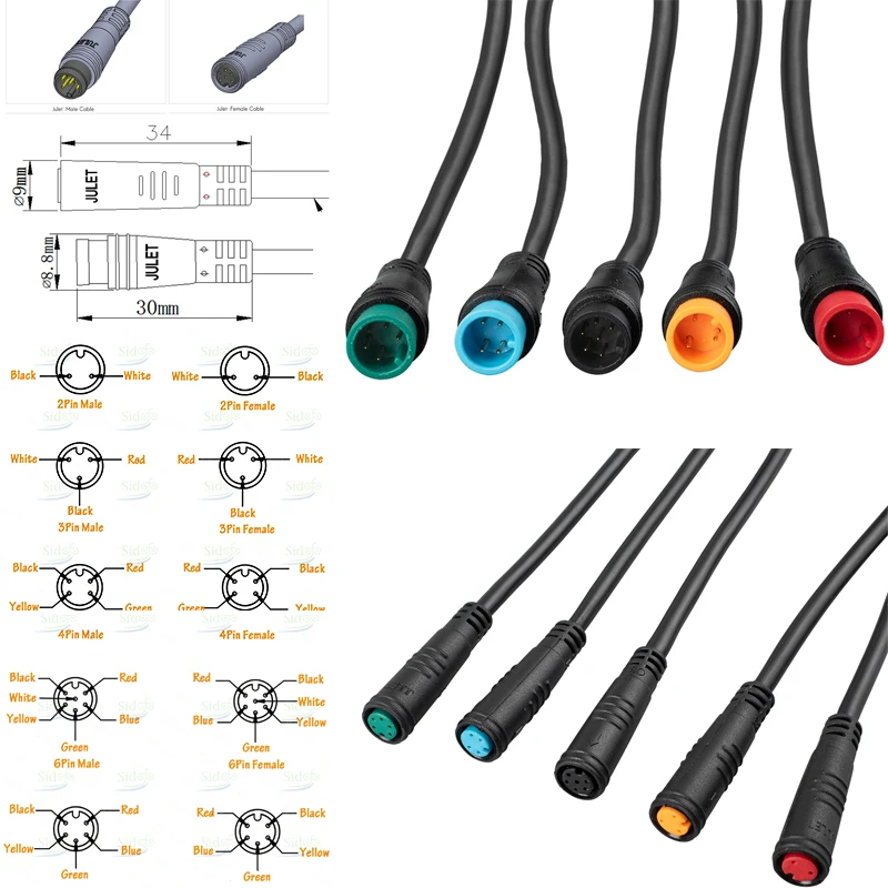 Gashendel Voor Elektrische Fietsen, 1 Paar 20X Full Twist Throttle Waterdichte Connector Scooter Speed ​​Throttle Handle Voor 22,2 Mm
