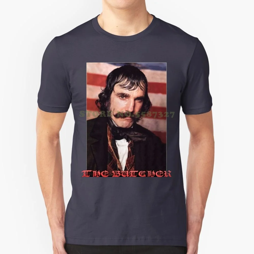 Gangs Of New York The Butcher Daniel Day Lewis T Shirt Newest Hot Sale Men's Fashion