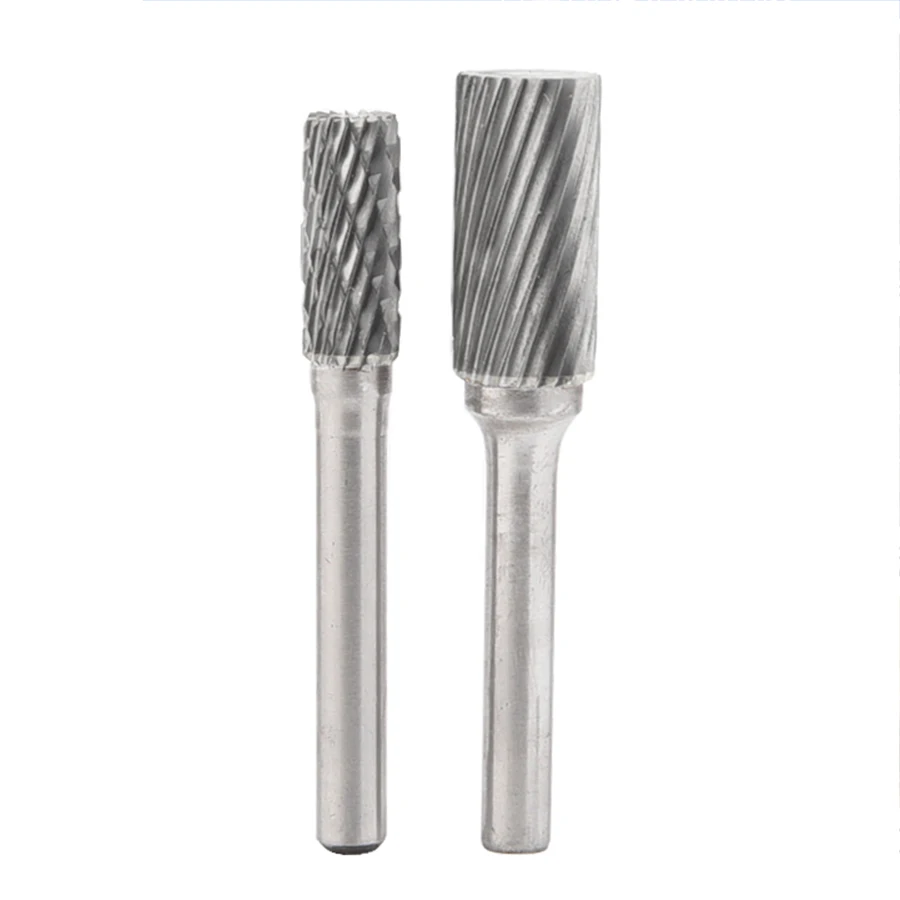 Carbide Rotary File Metal Tungsten Steel Grinding Head Cylindrical 6mm AE AX AEX A1020M06the carving head to polish the artifact