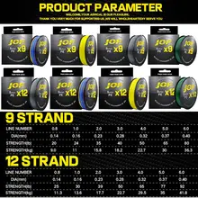 Braided PE Fishing Line 9/12 Strands #2