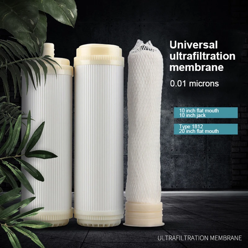 Yenvqee 10inch/20inch  UF Ellenkező Ozmózis ultrafiltration Hártya Szűrőkészülék Szerkezeti elem vize Szűrőkészülék