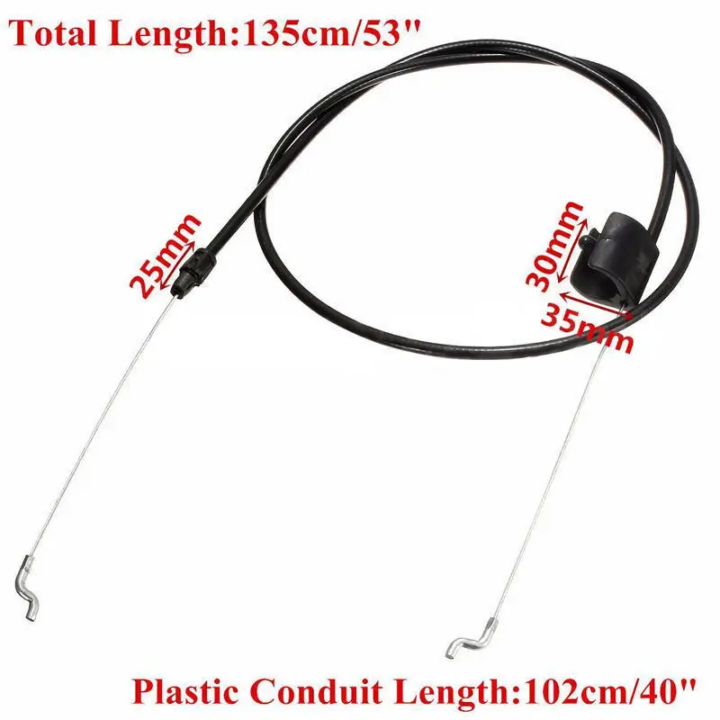 Throttle Pull Cable Lawn Mower Cable Motor Zone Control Cable For Tool 135cm MTD 22'' DECK SERIES 038 Compatible