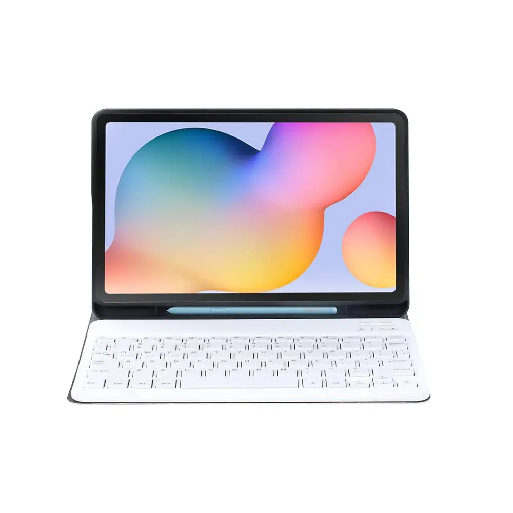 Wireless Keyboard For Samsung Tab A9 PLUS 11inch X210 X215 Ultra-thin detachable Bluetooth keyboard leather case with pen slot