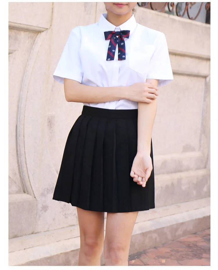 School Dresses Japanese Korean Version Students Cosplay Anime Pleated Skirt Jk Uniforms Sailor Suit Short Skirts School Girl