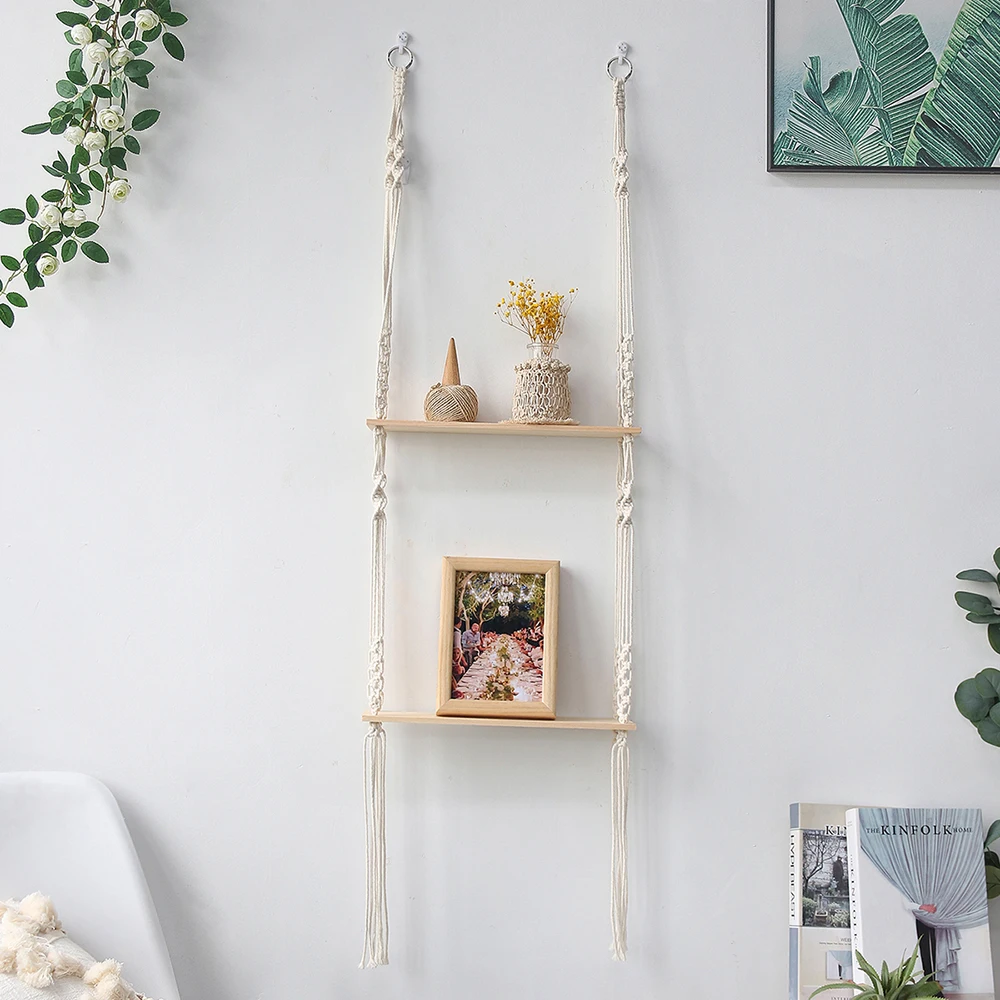 Mensole sospese in macramè a d - Home Decor Modern Organic recensione e prezzo