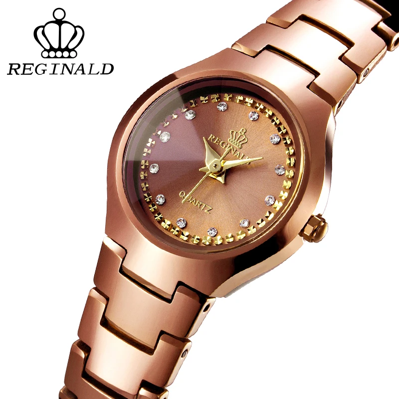 Imagem -04 - Superior Reginald Relógios Moda de Luxo Feminino Relógios de Aço Tungstênio Senhoras Relógios Quartzo Montres Femmes Dames Horloge Marca