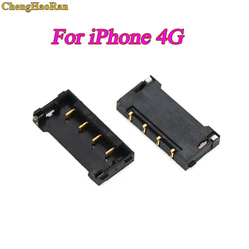 For iPhone 4 4s 5g 5c 5s 6g 6 6s 7 8 plus 6sp x Battery Connector Clip Plug Holder Terminal Logic Board Motherboard FPC Parts