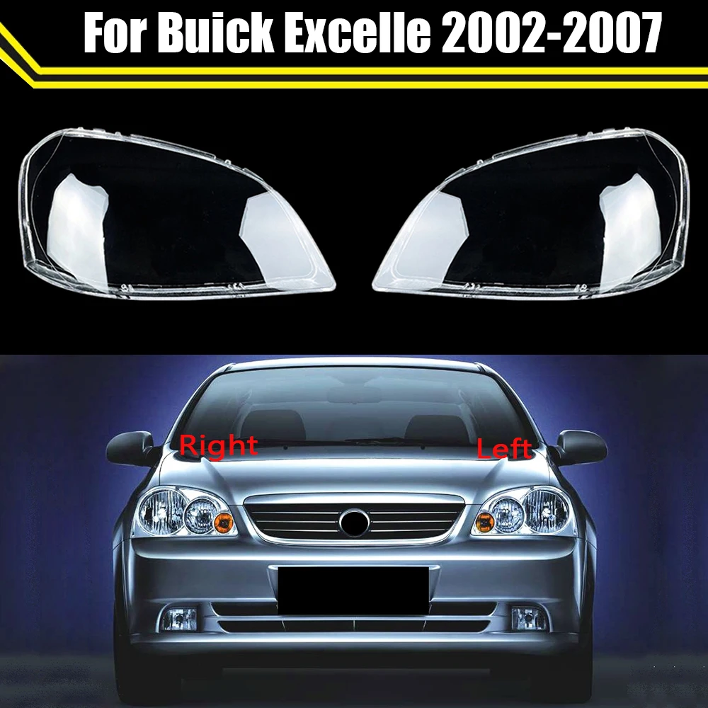 Clear Case For Buick Excelle 2002 2003 2004 2005 2006 2007 Headlamp Shell Headlight Cover Auto Lampshade Glass Lens Light Caps