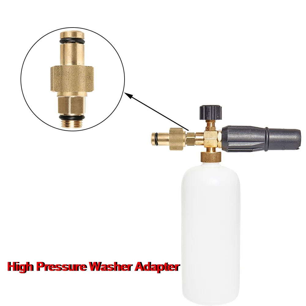 Car Washer Adapter High Pressure Soap Foamer For Elitech For Texas Foam Generator Connector For Hitachi Snow Foam Lance