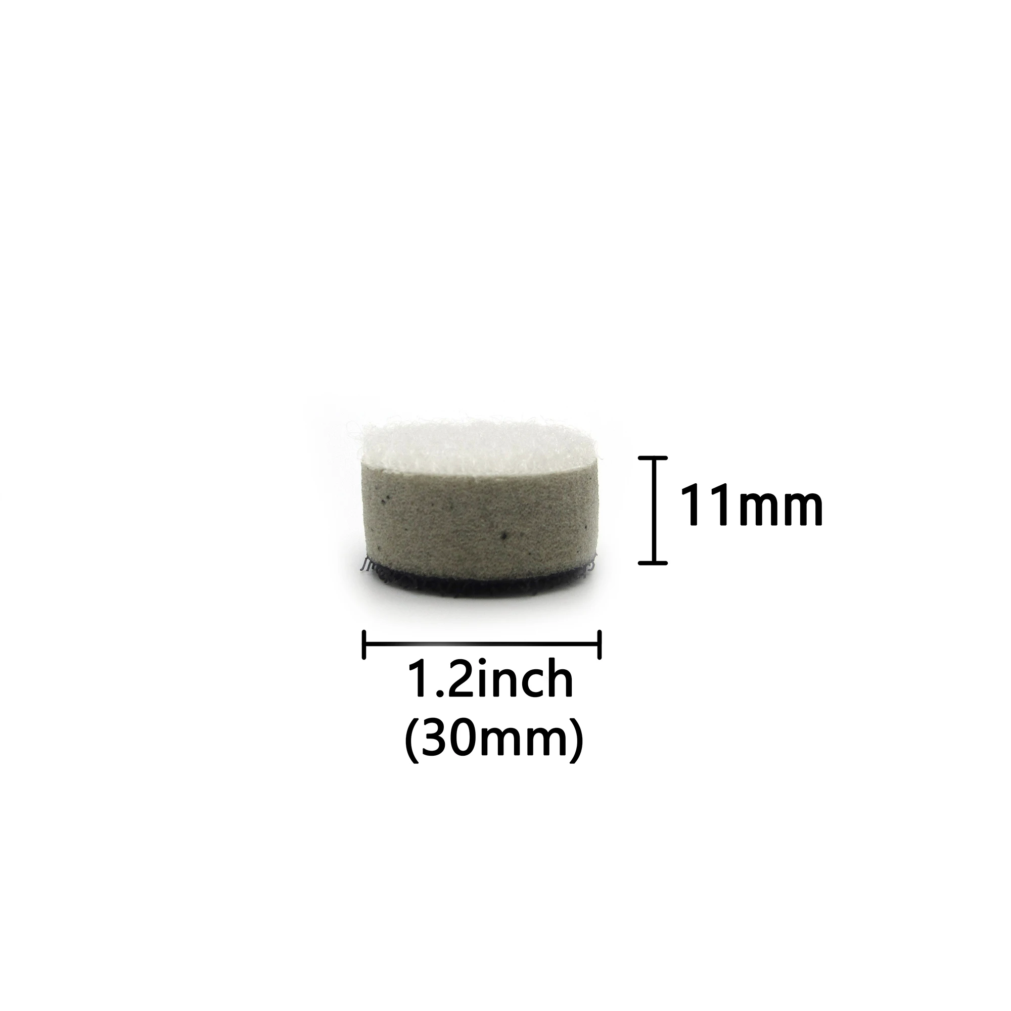 2PCS 1.2 pollici 30mm spugna dura interfaccia ad alta densità Pad per Hook & Loop Pad di supporto levigatura tamponi tampone protezione della superficie